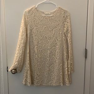 Off white lace dress